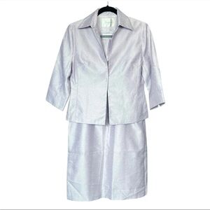 Suzuya Lilac Shantung 2-piece Jacket and Dress Set - L